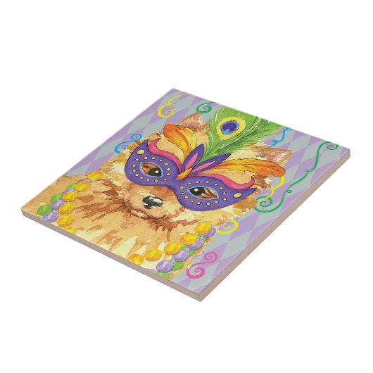 Karneval-Spitz Fliese (Seite)