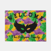 Karneval-Tarnungs-Maske Fußmatte (Vorderseite)