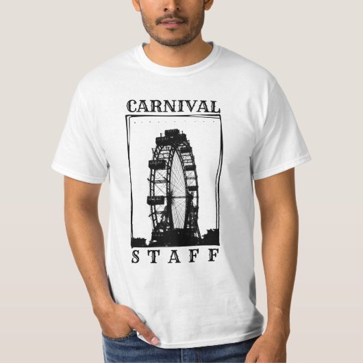 Karneval-Team - Retro Festival & Fair Worker T-Shirt (Vorderseite)