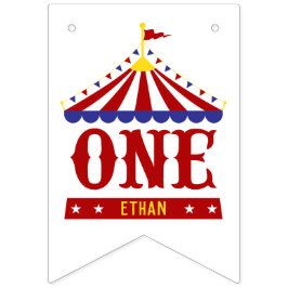 Karneval Thema 1. Geburtstag 12 Foto Wimpelkette