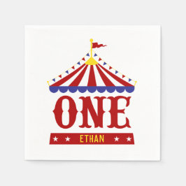 Karneval Thema Custom erste Geburtstagsparty Serviette