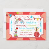 Karneval Ticket Party! Einladung (Vorderseite)