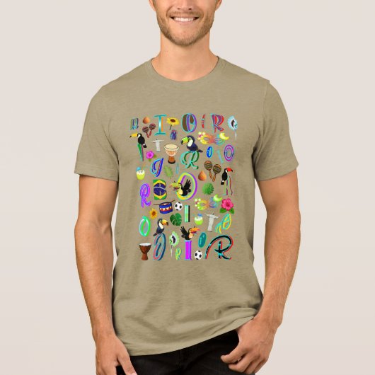 Karneval Tri-Blend Shirt (Vorderseite)