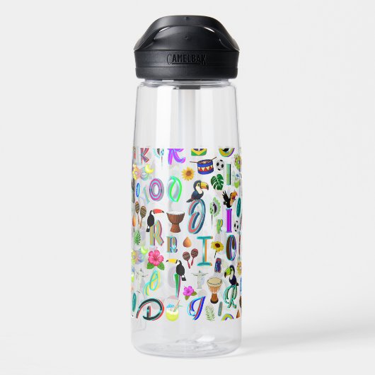 Karneval Trinkflasche (Rückseite)
