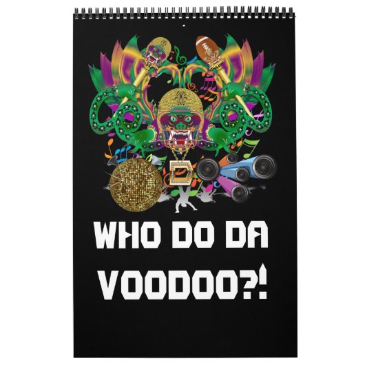 Karneval- und Fußballansicht merkt bitte Kalender (Titelbild)