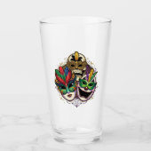 Karneval- und Maskenfest Glas (Vorderseite)
