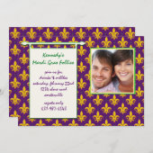 Karneval-Unsinnigkeits-Foto-Einladung Einladung (Vorne/Hinten)