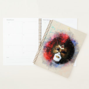 Karneval Venezianisch Mask Planner - Eleganter Org Planer