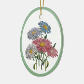 Karneval von Blume: China Asters Keramik Ornament (Links)