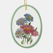 Karneval von Blume: China Asters Keramik Ornament (Hinten)