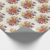 Karneval von Blume Geschenkpapier (Ecke)