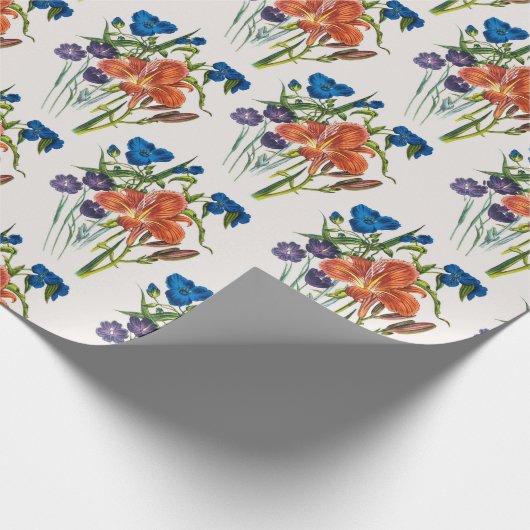 Karneval von Blume Geschenkpapier (Ecke)