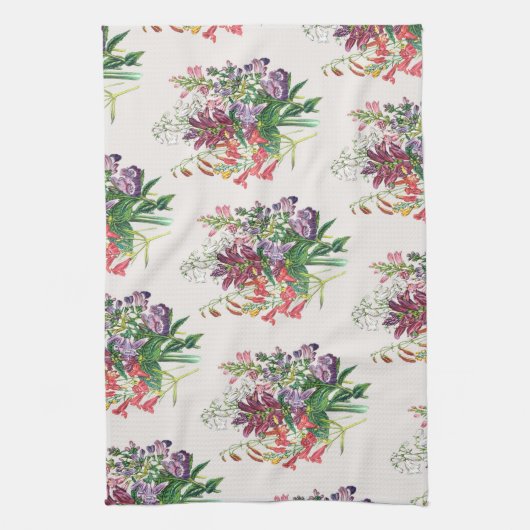 Karneval von Blume Geschirrtuch (Vertikal)