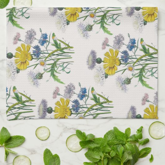 Karneval von Blume Geschirrtuch (Gefaltet)