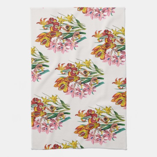 Karneval von Blume Geschirrtuch (Vertikal)