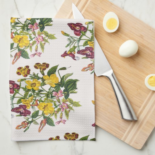 Karneval von Blume Geschirrtuch (Viertel Falte)