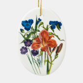 Karneval von Blume Keramikornament (Hinten)