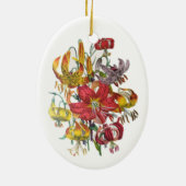Karneval von Blume Keramikornament (Hinten)