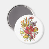 Karneval von Blume Magnet (Vorderseite/Rückseite)