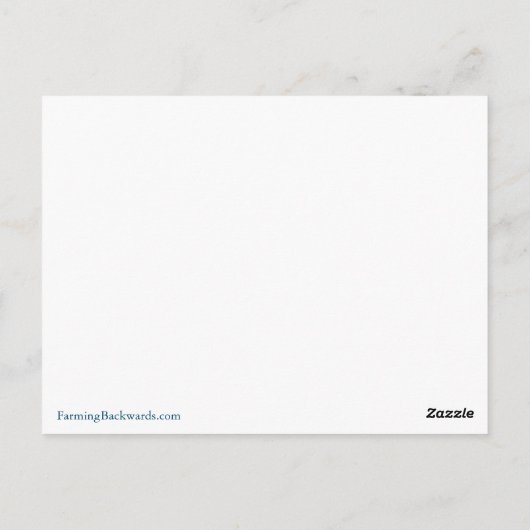 Karneval von Blume Postkarte (Rückseite)