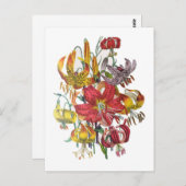 Karneval von Blume Postkarte (Vorne/Hinten)