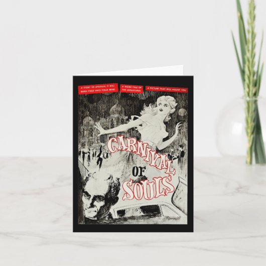 Karneval von Soulen Halloween Monster Poster Horro Karte (Vorderseite)