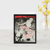 Karneval von Soulen Halloween Monster Poster Horro Karte (Gelbe Blume)