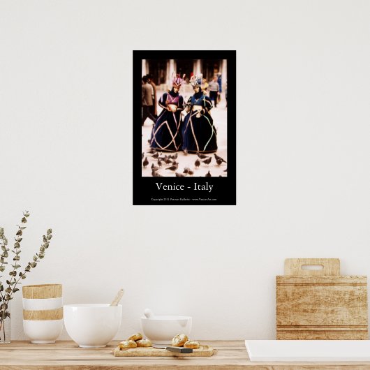 Karneval von Venedig 46 Poster (Küche)