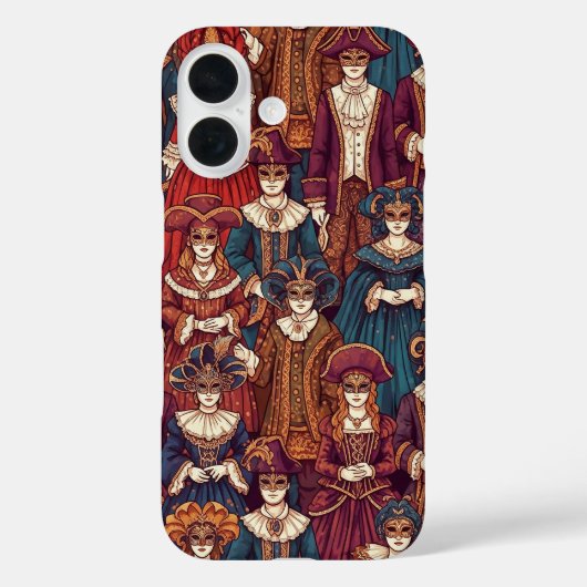 Karneval von Venedig Case-Mate iPhone Hülle (Rückseite)