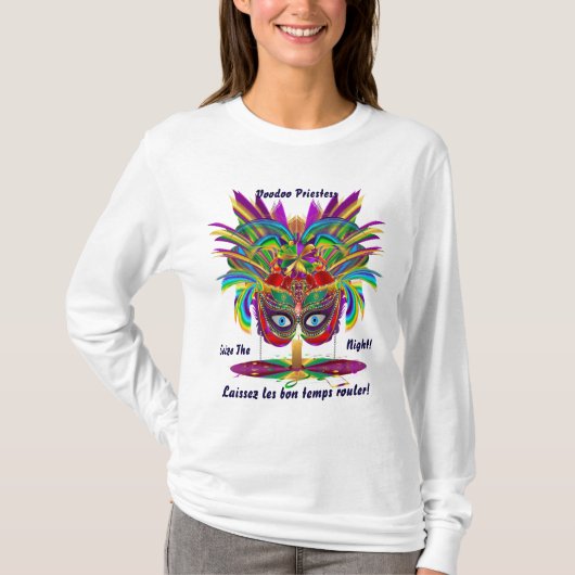 Karneval-Voodoo-Frauen beleuchten alle Arten T-Shirt (Vorderseite)