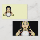 Karneval-Wahrsager Visitenkarte (Vorne/Hinten)