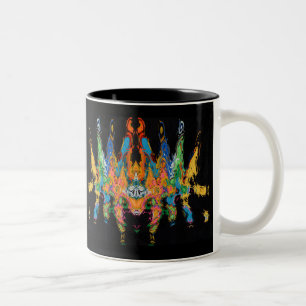 Karneval Zweifarbige Tasse