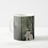 Karnevalabend, Henri Rousseau Ölgemälde 1886 Kaffeetasse (Vorderseite Links)