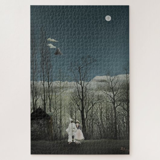 Karnevalabend, Henri Rousseau Ölgemälde 1886 Puzzle (Vertikal)