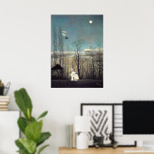 Karnevalabend von Henri Rousseau Poster (Heimbüro)