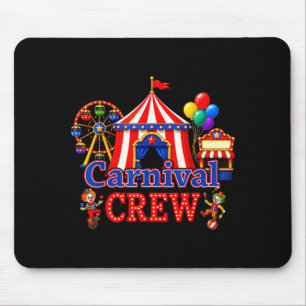 Karnevalbesatzung lustiges Zirkuspersonal Kostüm Z Mousepad