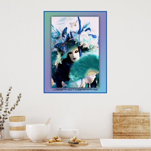 Karnevalfedern Poster (Küche)