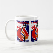 Karnevalfeiern ~ Montevideo Kaffeetasse (Links)