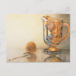 Karnevalglas-Krug-Kunst-Postkarte Postkarte