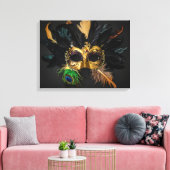 Karnevalmaske Leinwanddruck (Insitu (Wohnzimmer))