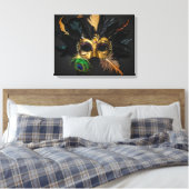 Karnevalmaske Leinwanddruck (Insitu (Schlafzimmer))