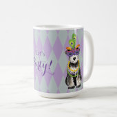 KarnevalminiSchnauzer Kaffeetasse (VorderseiteRechts)