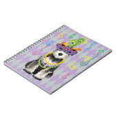 KarnevalminiSchnauzer Notizblock (Linke Seite)