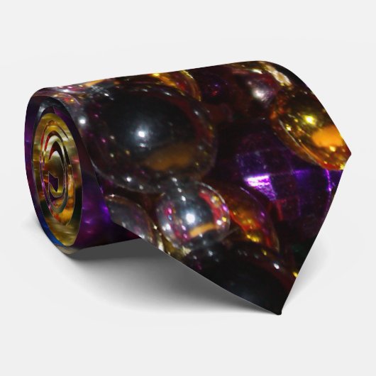 Karnevalperlen-Krawatte Krawatte (Gerollt)