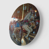 Karnevals-angemessenes Karussell Große Wanduhr (Winkel)