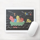 Karnevals-Boots-Fahrt Mousepad (Mit Mouse)