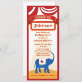 Karnevals-Einladung Einladung (Vorne/Hinten)