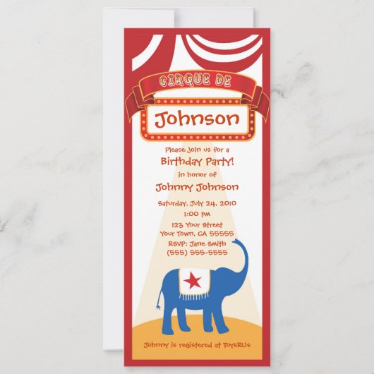 Karnevals-Einladung Einladung (Vorderseite)