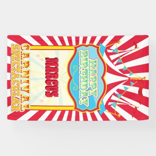 Karnevals-Geburtstags-Party Banner (Horizontal)