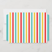 Karnevals-Geburtstags-Party Einladungen (Rückseite)